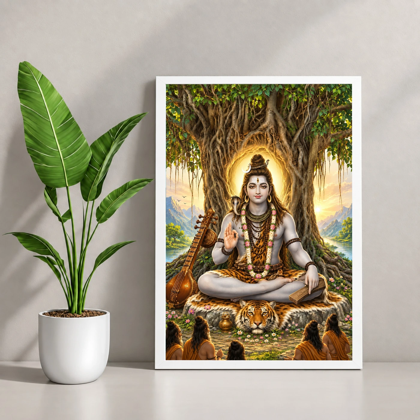 Dakshinamurthy Banyan Wisdom Photo Frame, view 4
