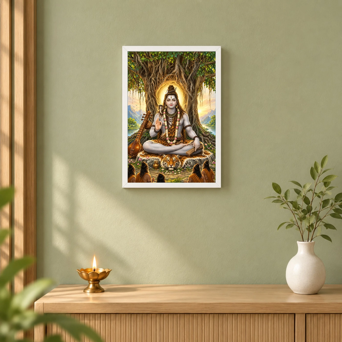 Dakshinamurthy Banyan Wisdom Photo Frame, view 6