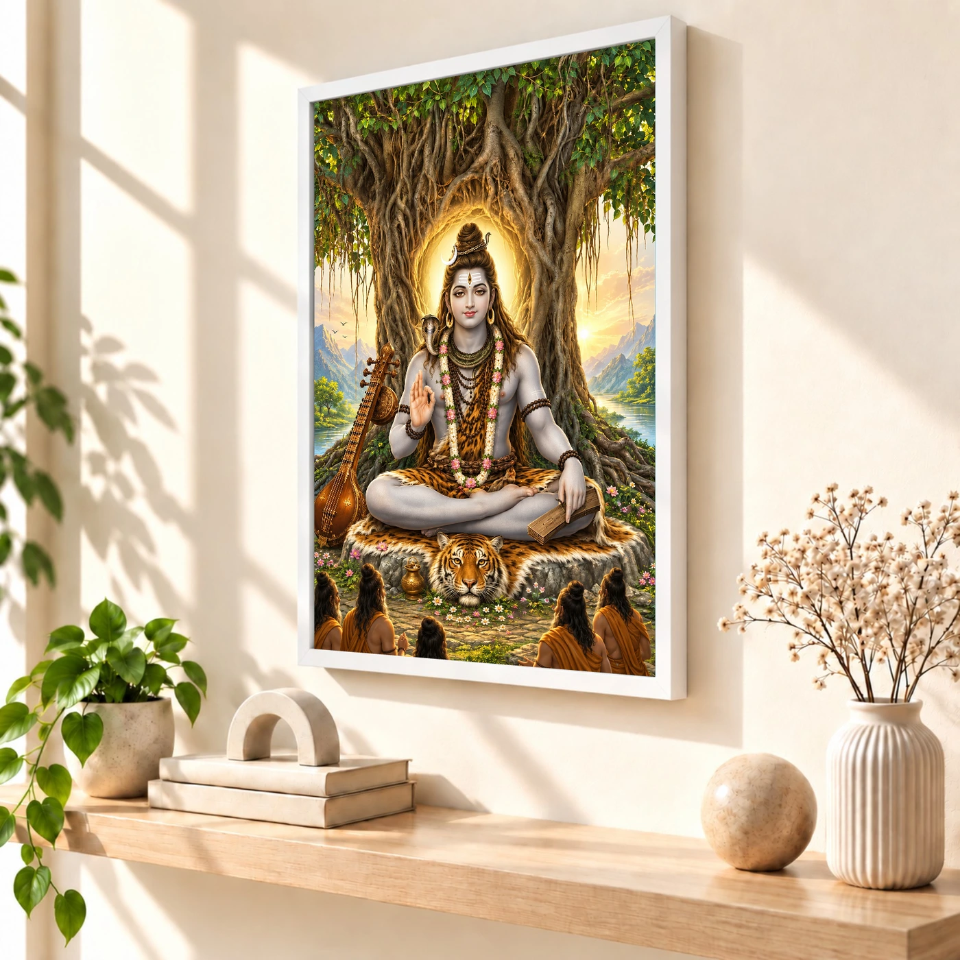 Dakshinamurthy Banyan Wisdom Photo Frame, view 7