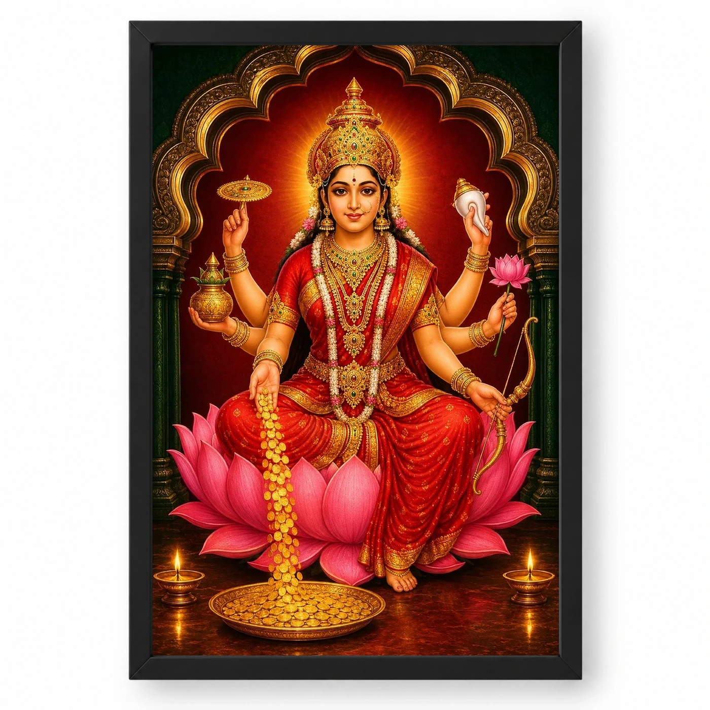 Dhana Lakshmi — Goddess of Wealth Frame