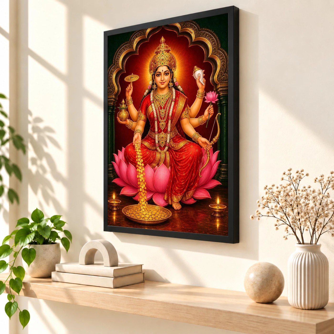 Dhana Lakshmi — Goddess of Wealth Frame, view 2