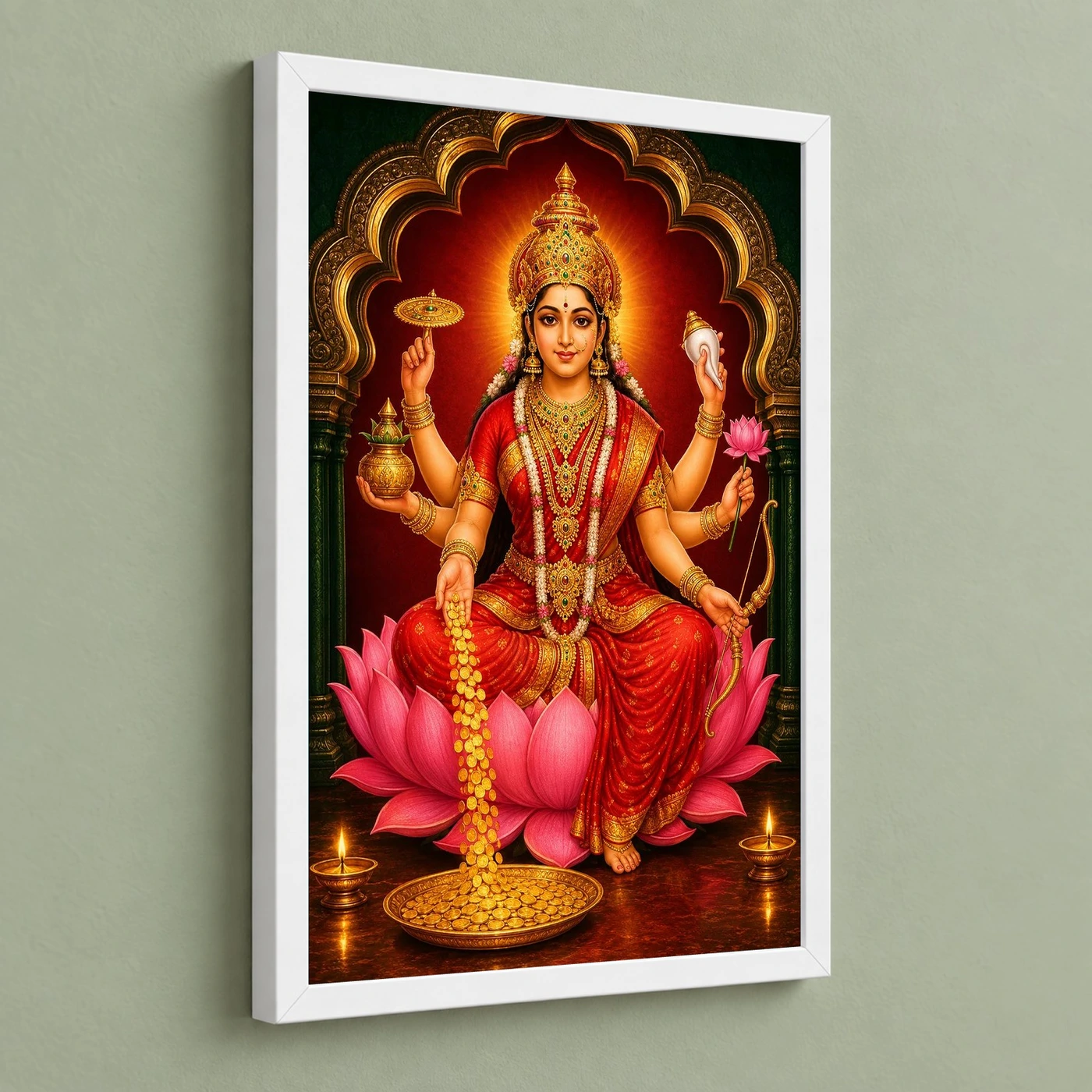 Dhana Lakshmi — Goddess of Wealth Frame, view 5