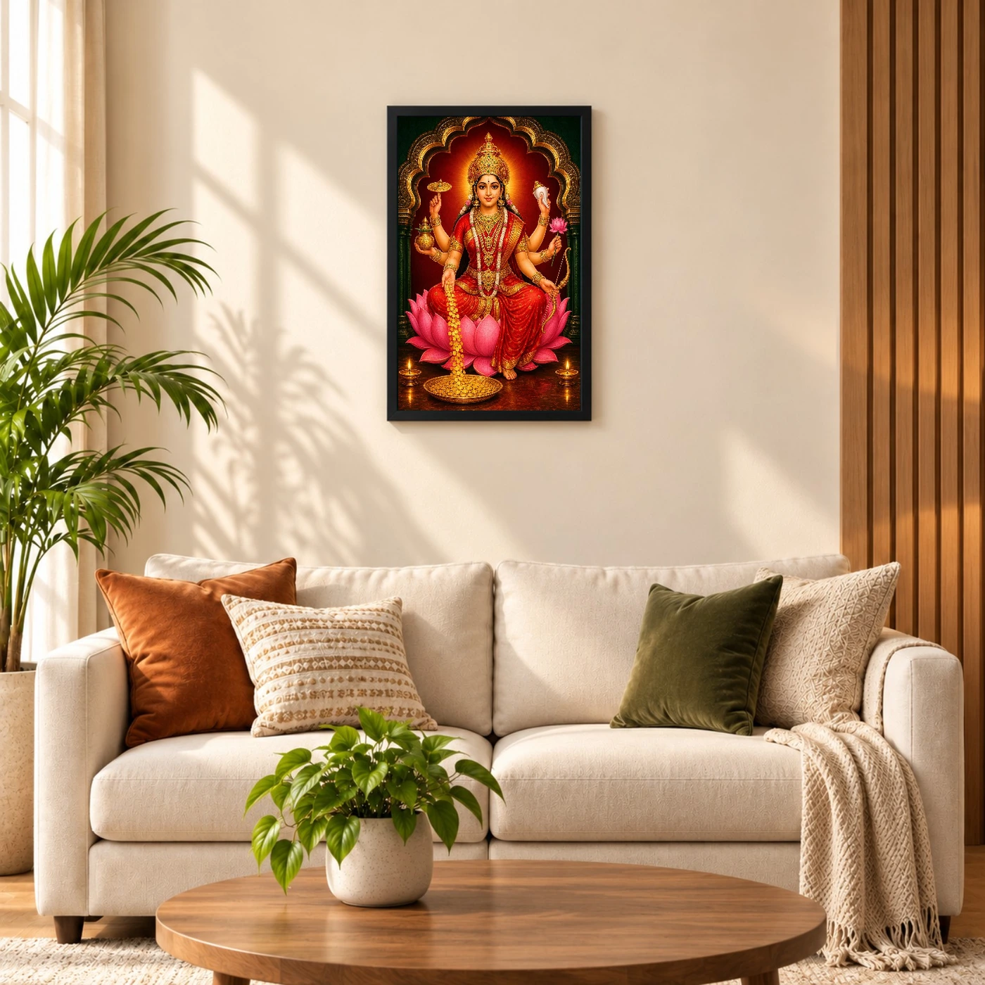 Dhana Lakshmi — Goddess of Wealth Frame, view 8