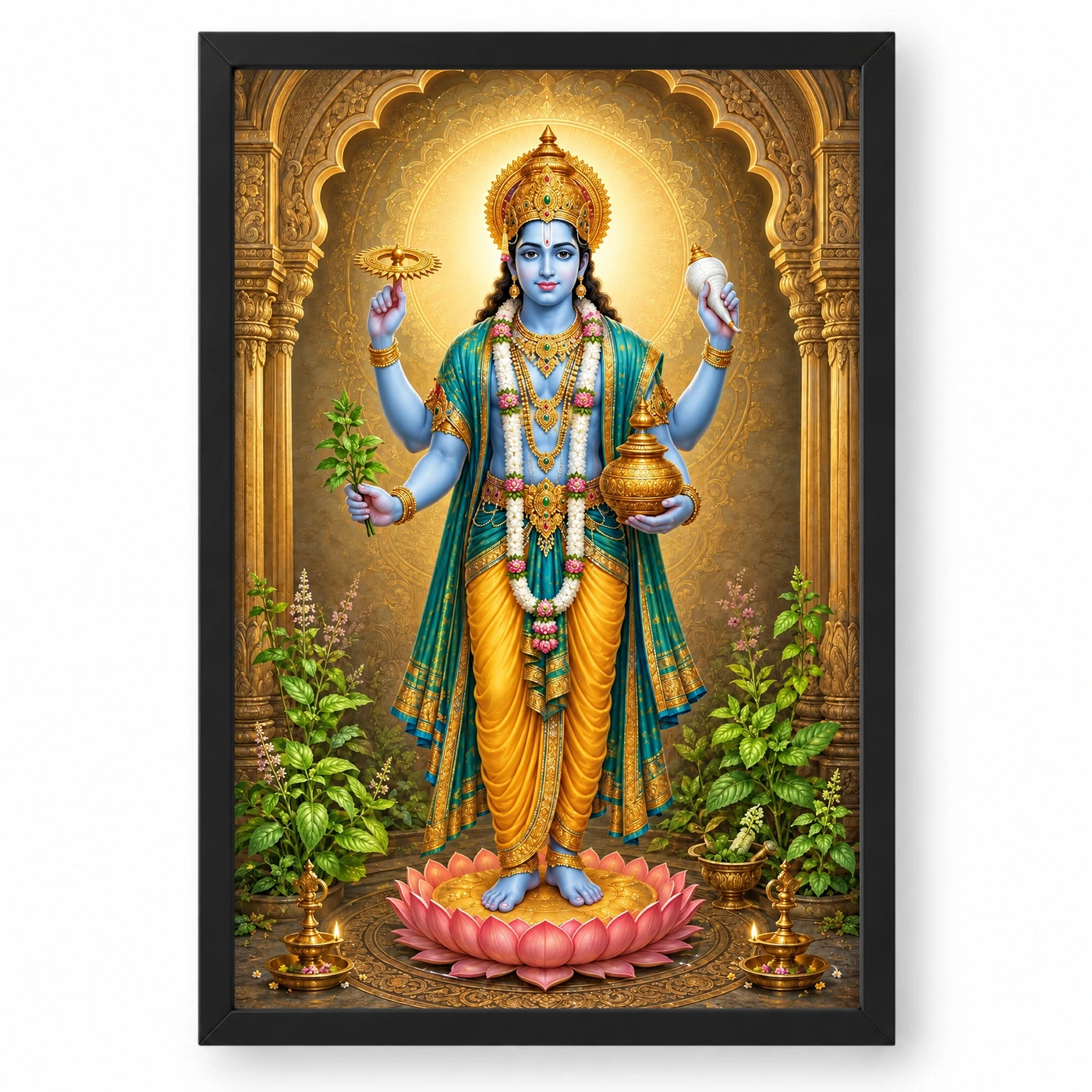 Dhanvantari Amrita Wellness Photo Frame