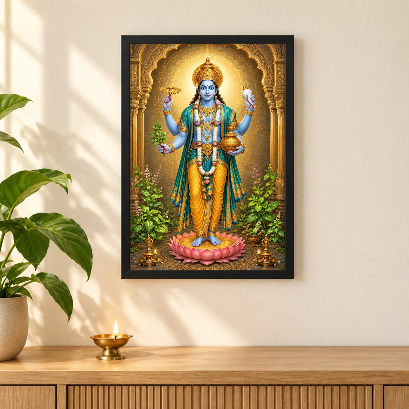 Dhanvantari Amrita Wellness Photo Frame, view 3