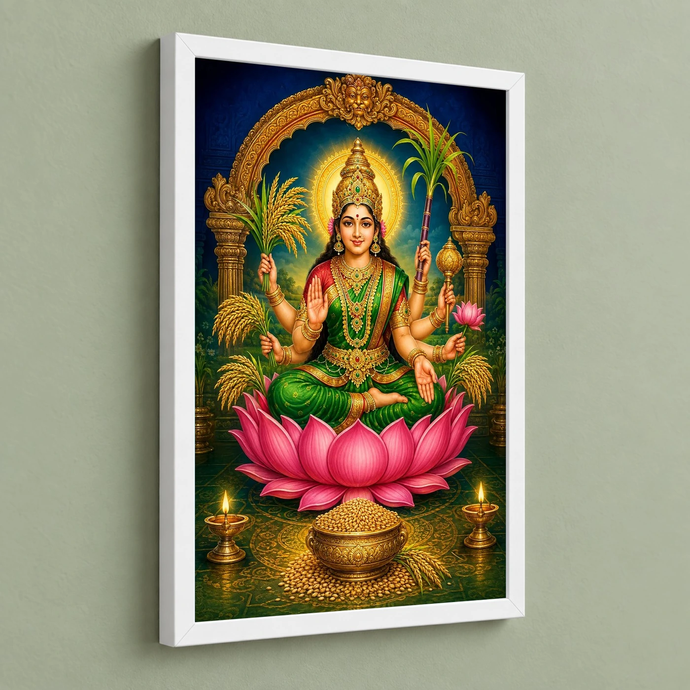Dhanya Lakshmi — Goddess of Grain & Prosperity Frame, view 5