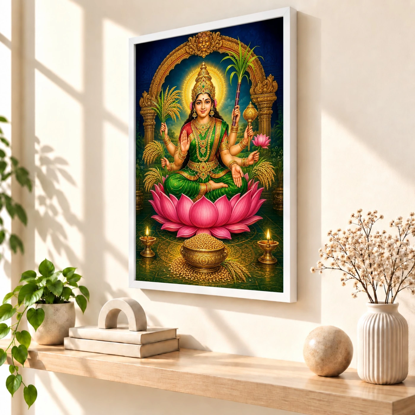 Dhanya Lakshmi — Goddess of Grain & Prosperity Frame, view 7