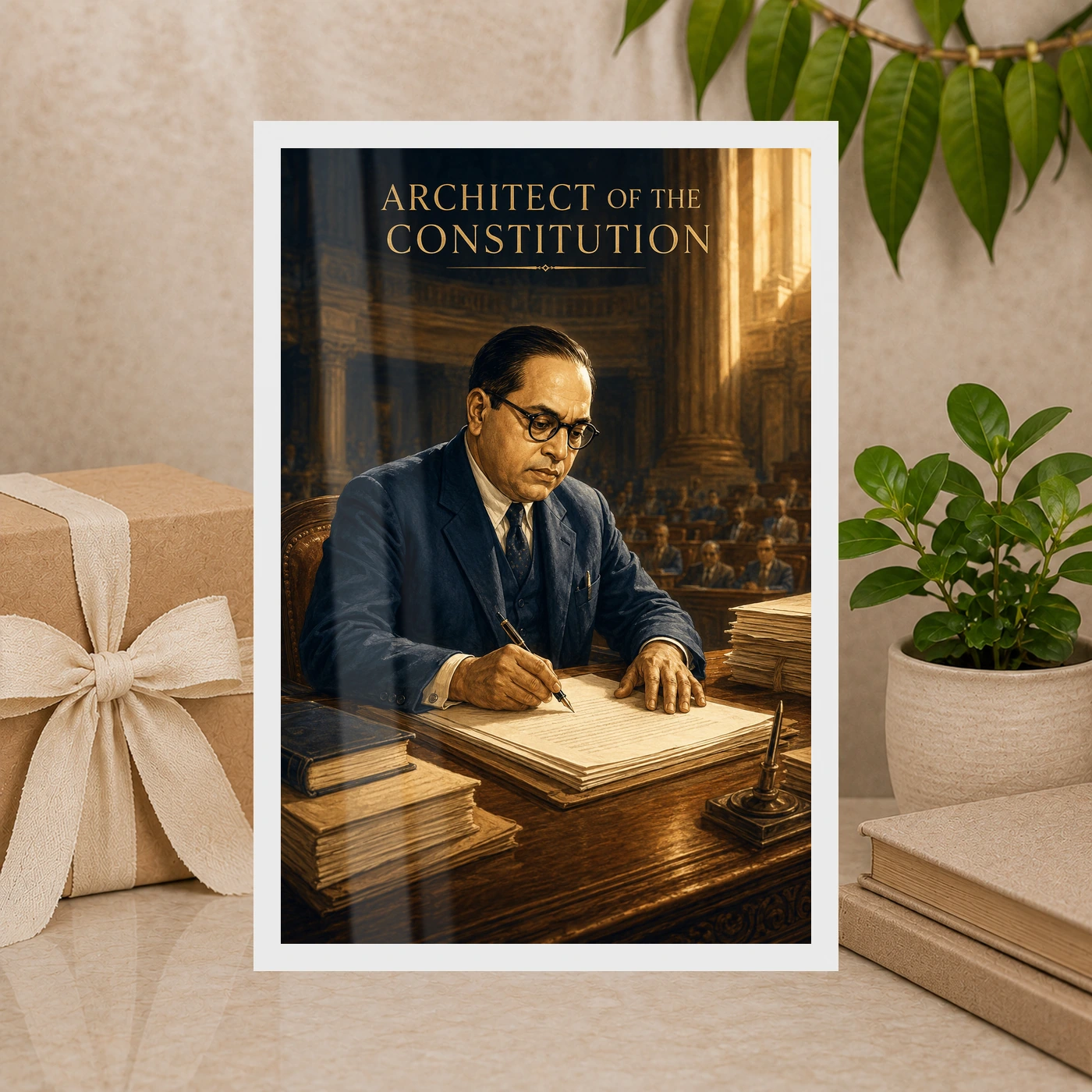 Dr. B. R. Ambedkar Architect of Constitution Photo Frame, view 10