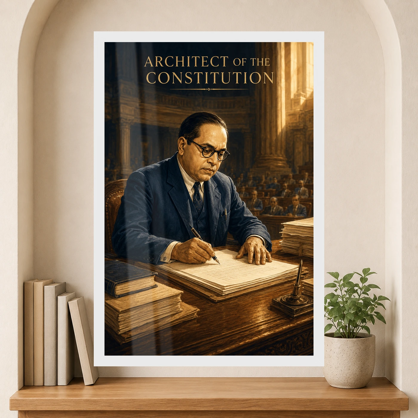 Dr. B. R. Ambedkar Architect of Constitution Photo Frame, view 6