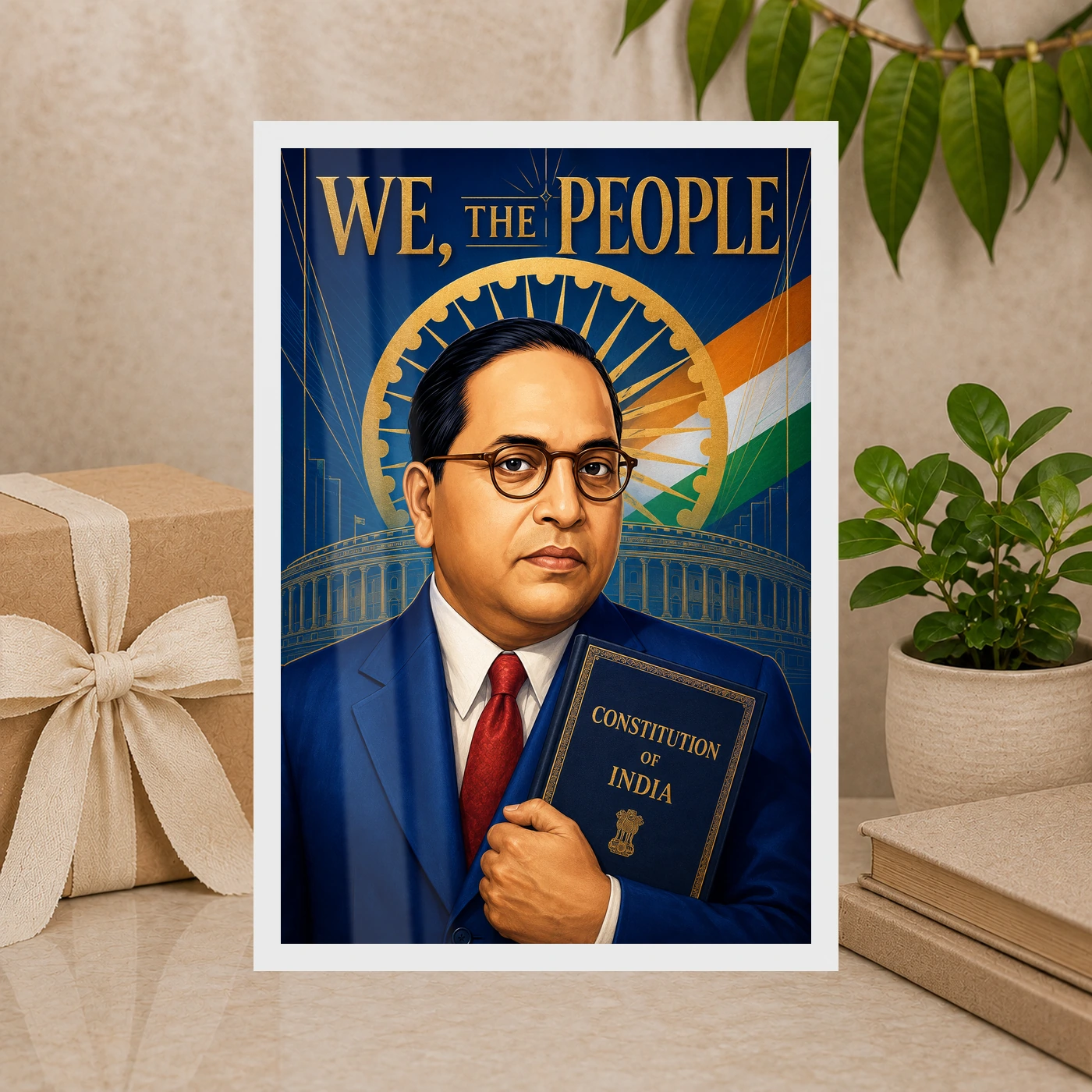 Dr. B. R. Ambedkar Constitution Portrait Photo Frame, view 10
