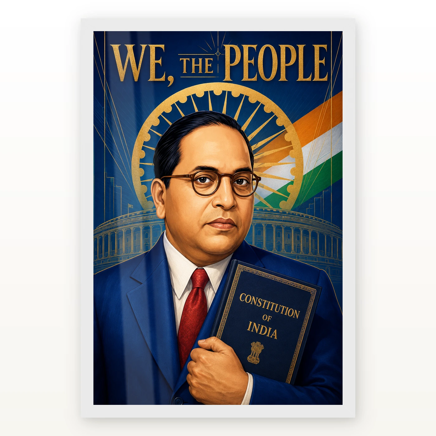 Dr. B. R. Ambedkar Constitution Portrait Photo Frame, view 2