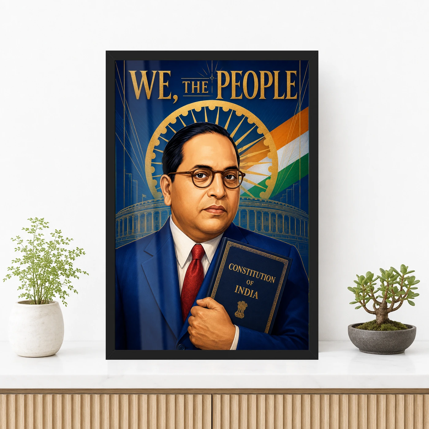 Dr. B. R. Ambedkar Constitution Portrait Photo Frame, view 3