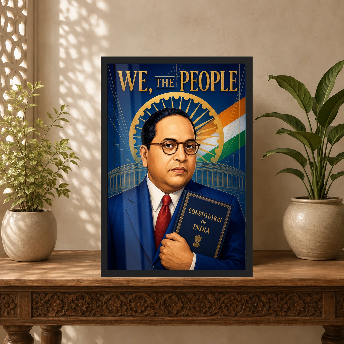 Dr. B. R. Ambedkar Constitution Portrait Photo Frame, view 5