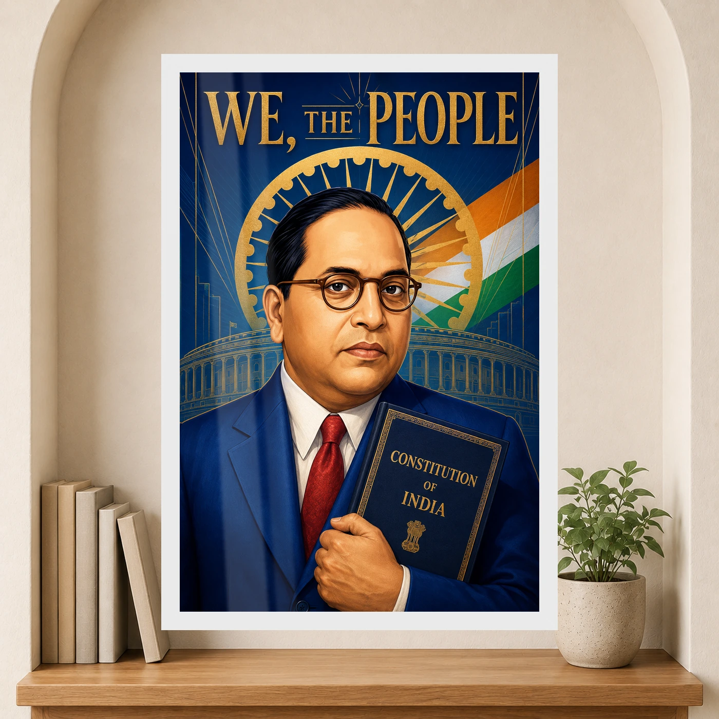 Dr. B. R. Ambedkar Constitution Portrait Photo Frame, view 6