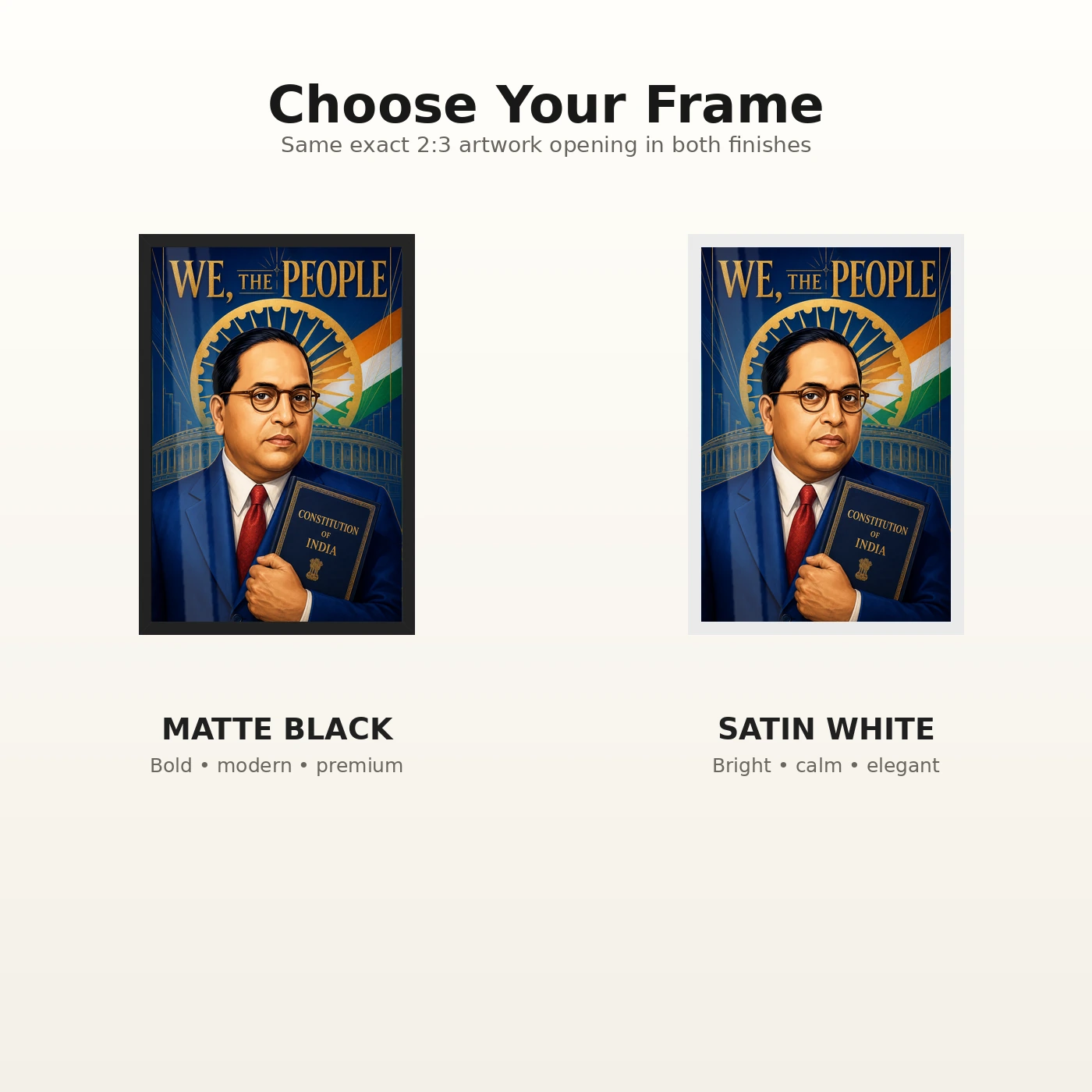 Dr. B. R. Ambedkar Constitution Portrait Photo Frame, view 7