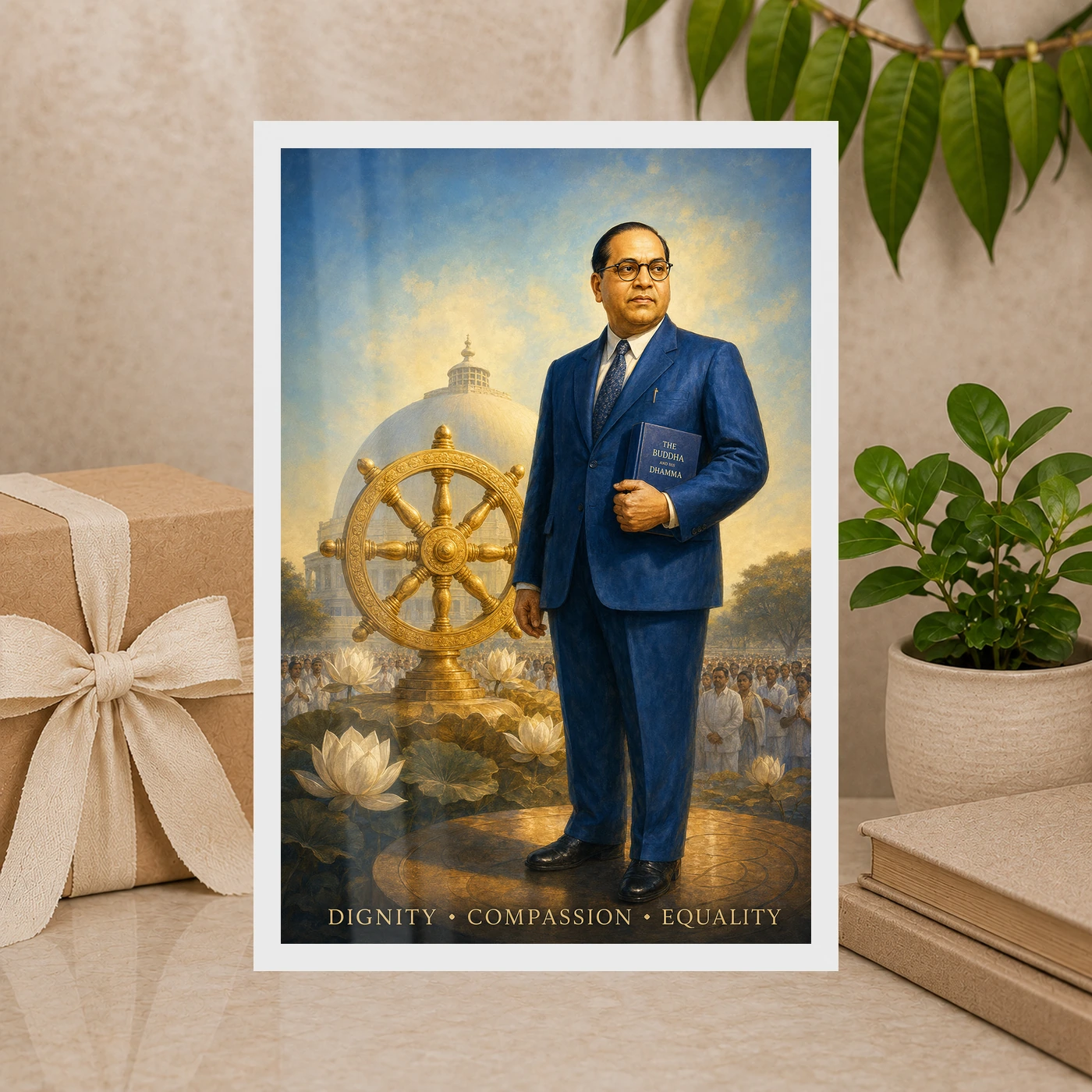 Dr. B. R. Ambedkar Dhamma Equality Photo Frame, view 10