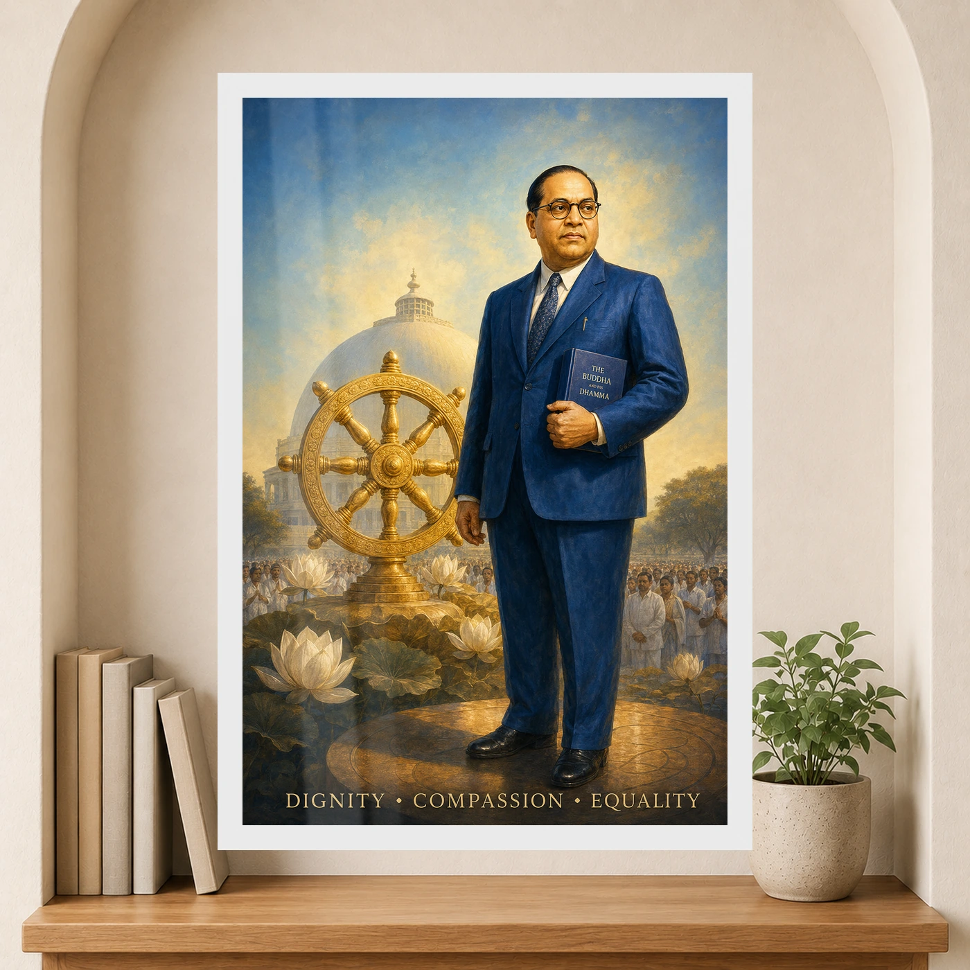 Dr. B. R. Ambedkar Dhamma Equality Photo Frame, view 6