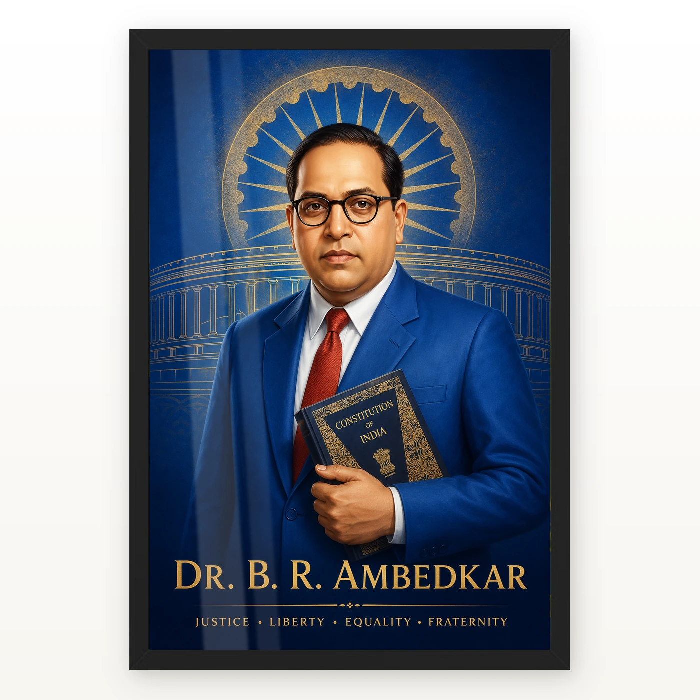 Dr. B. R. Ambedkar Justice Liberty Equality Photo Frame