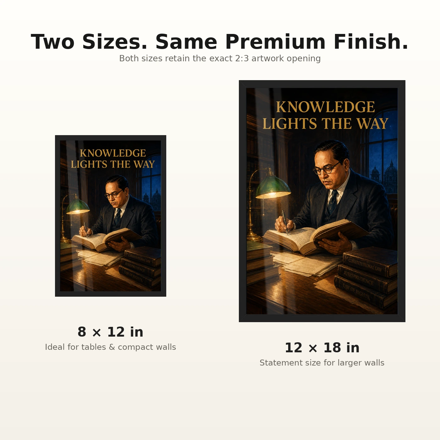 Dr. B. R. Ambedkar Knowledge Law Study Photo Frame, view 8