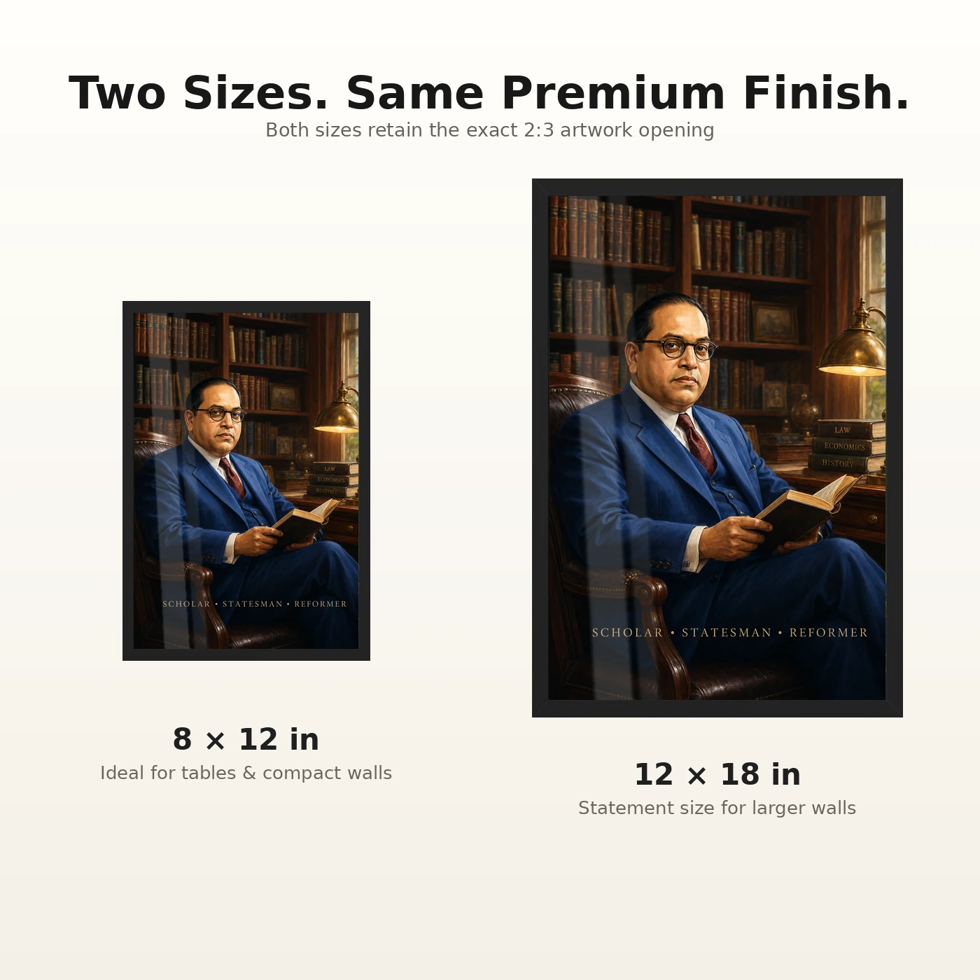 Dr. B. R. Ambedkar Scholar Statesman Library Photo Frame, view 8