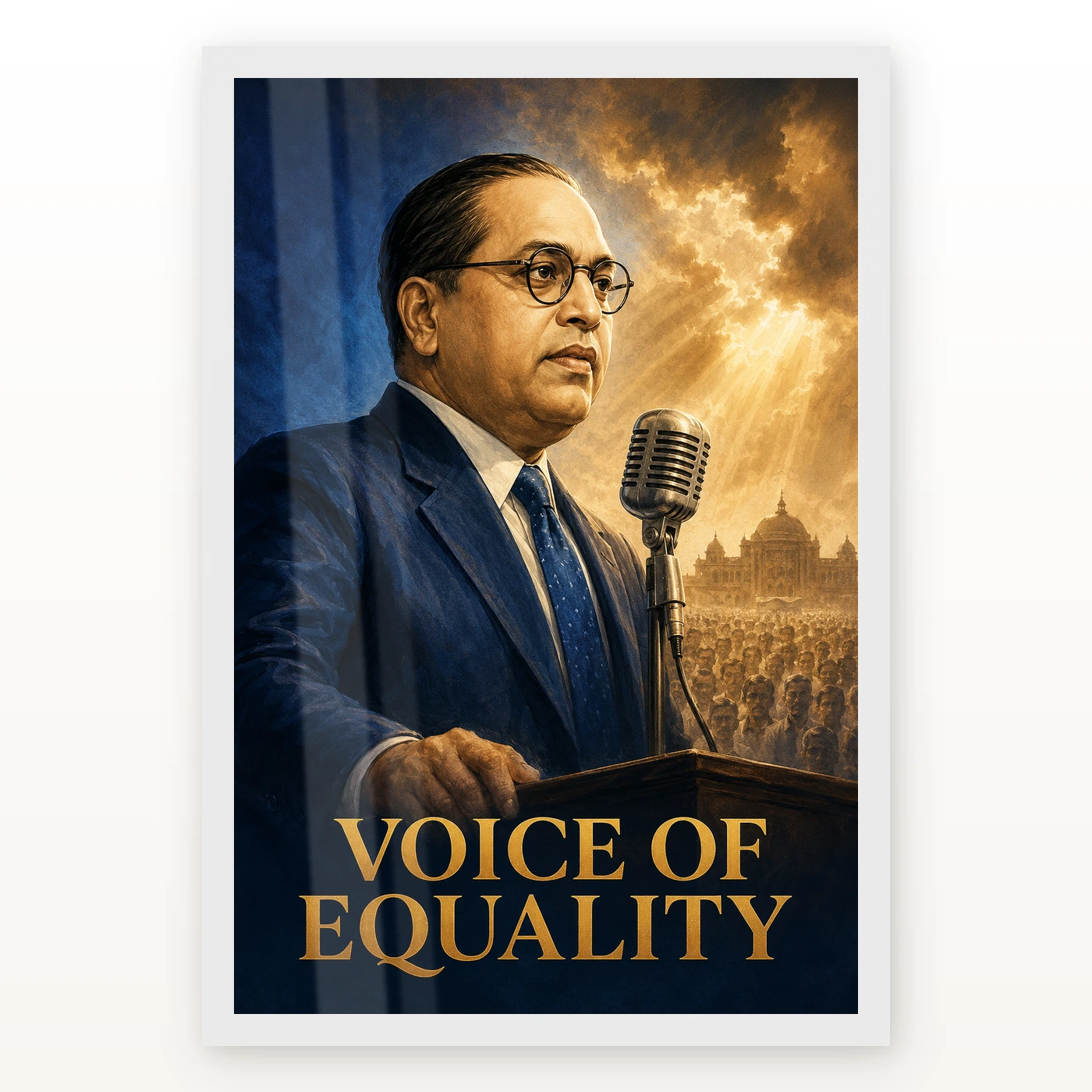 Dr. B. R. Ambedkar Voice of Equality Photo Frame, view 2