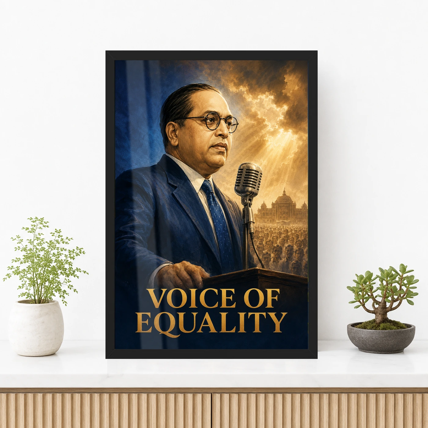Dr. B. R. Ambedkar Voice of Equality Photo Frame, view 3