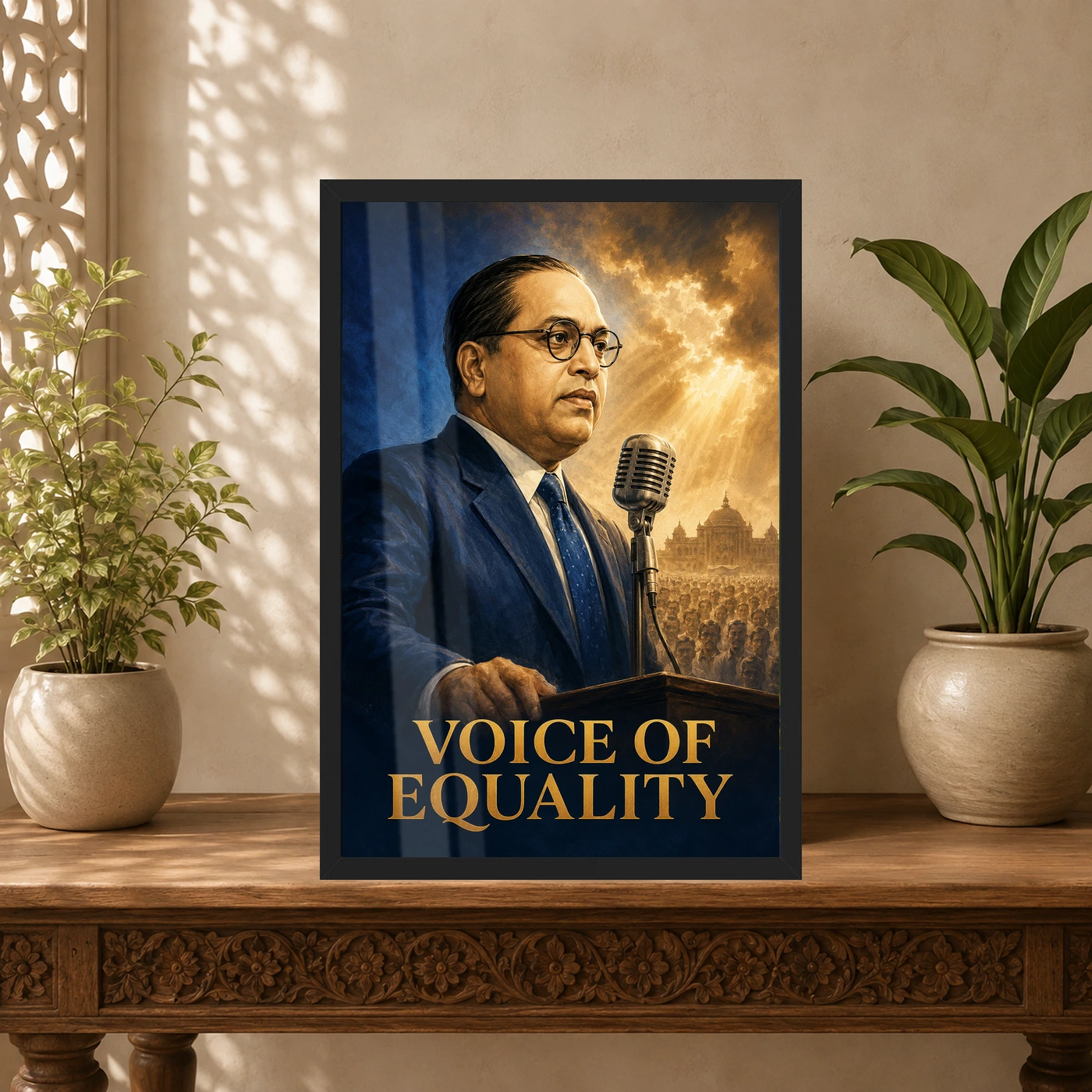 Dr. B. R. Ambedkar Voice of Equality Photo Frame, view 5
