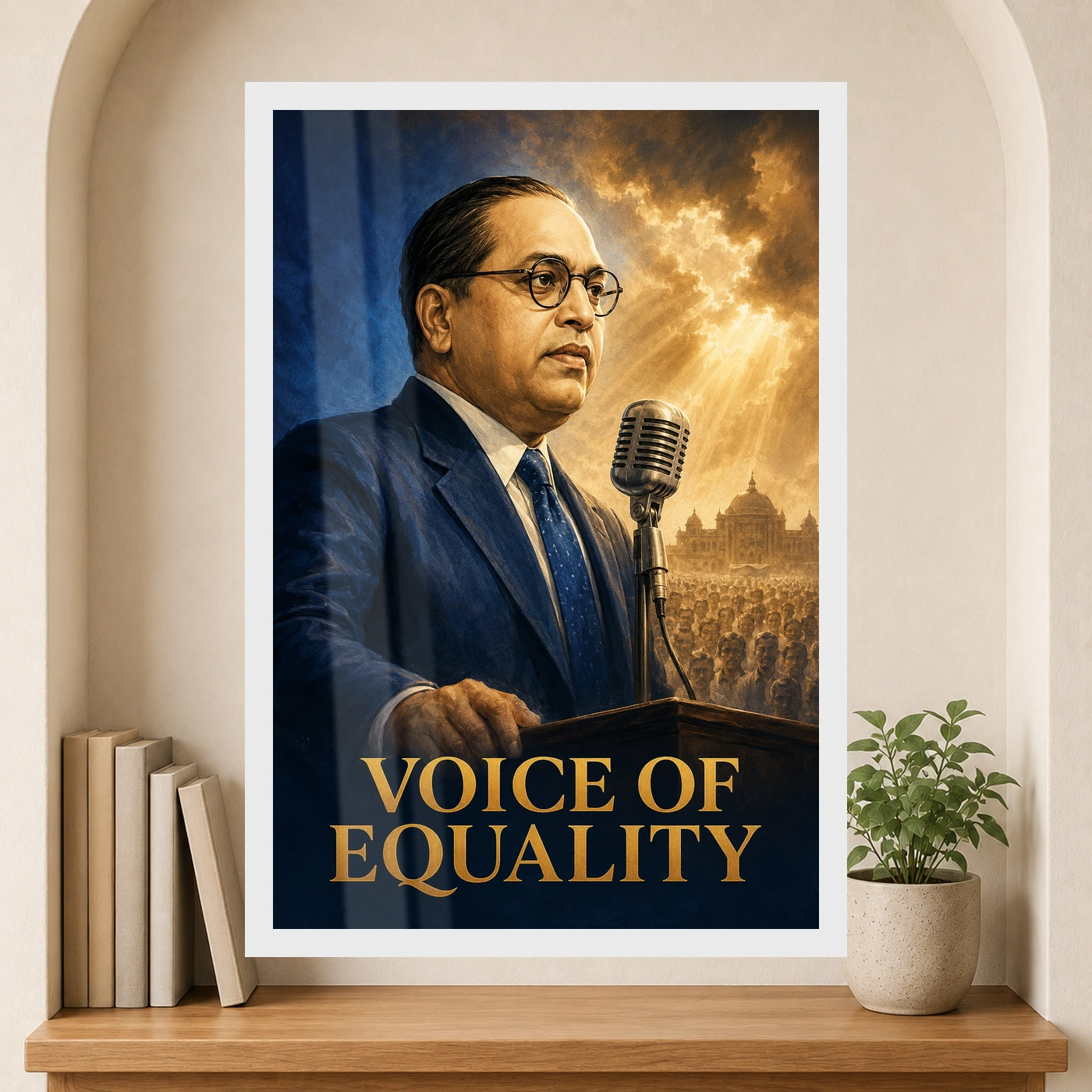 Dr. B. R. Ambedkar Voice of Equality Photo Frame, view 6