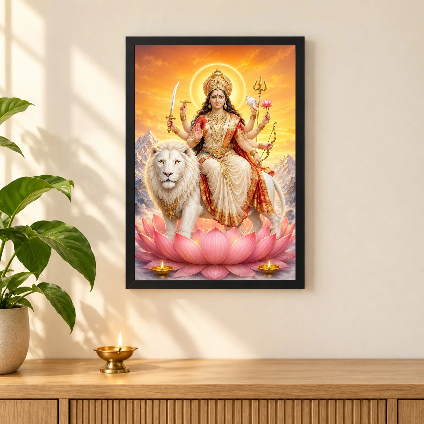 Durga Maa — Himalayan Sunrise Frame, view 3