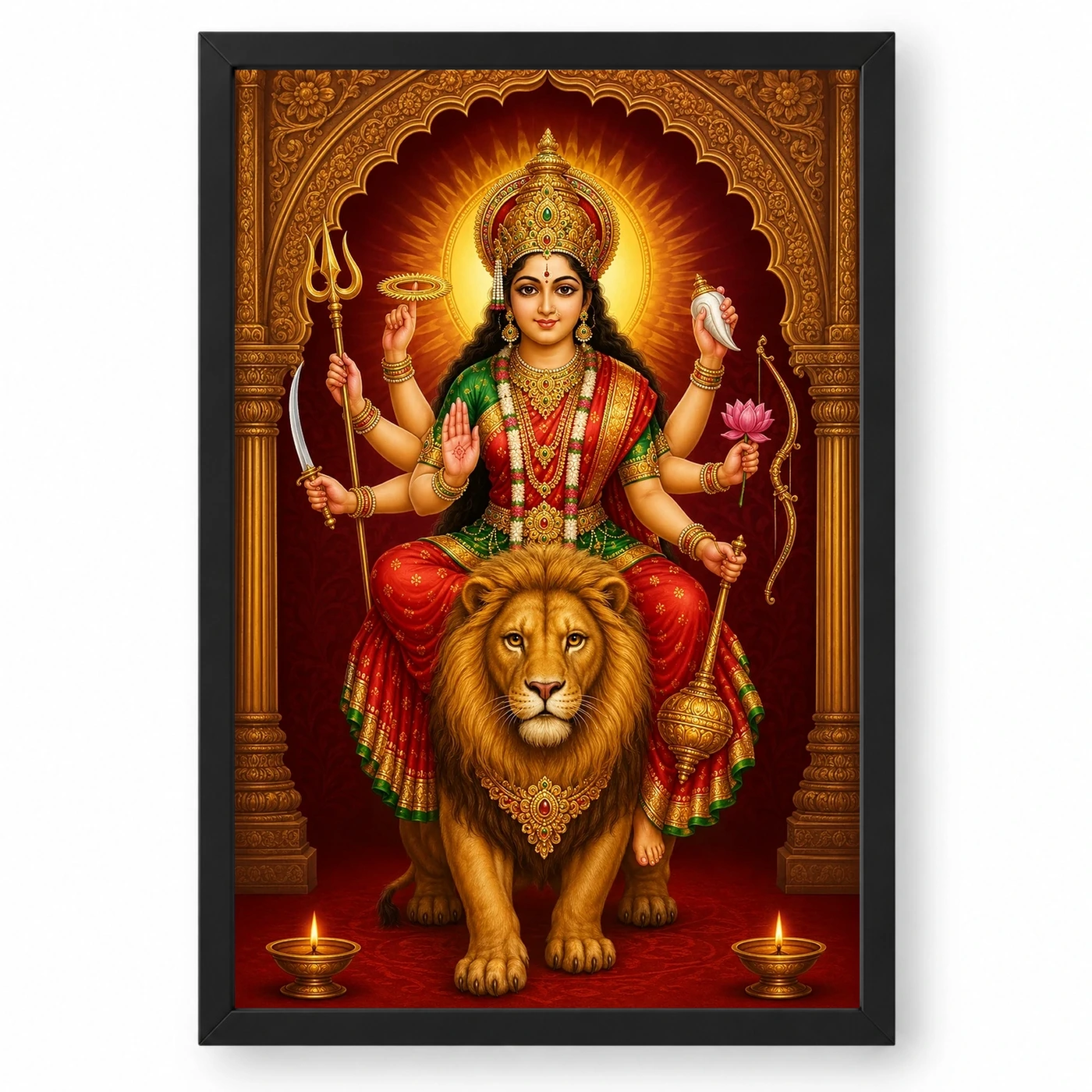 Durga Maa — Mahishasura Mardini Frame