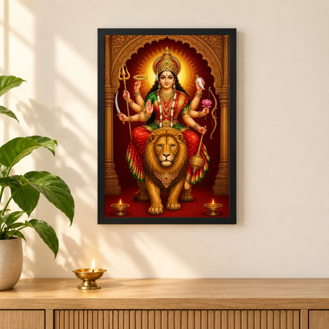 Durga Maa — Mahishasura Mardini Frame, view 3