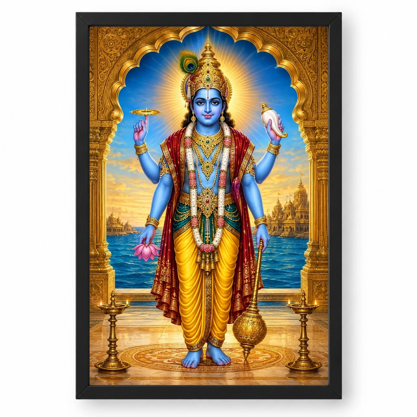 Dwarkadhish — Royal Darshan Frame