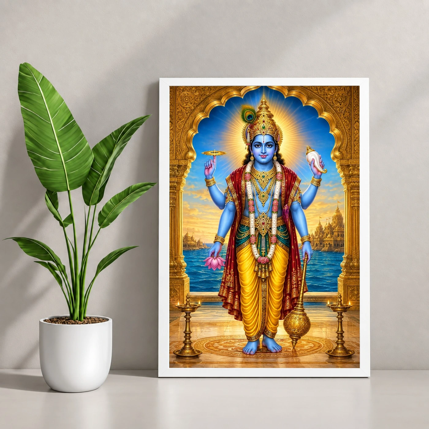 Dwarkadhish — Royal Darshan Frame, view 4