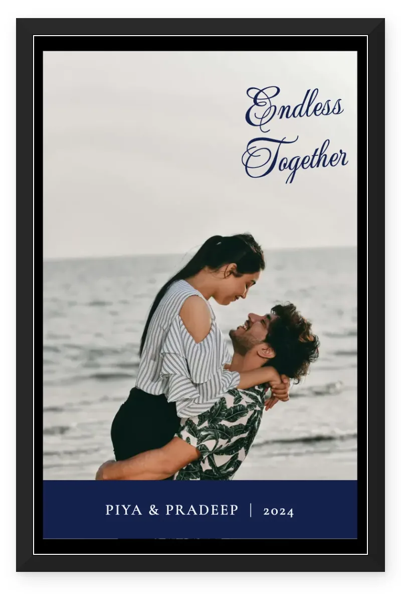 Endless Together Full Photo Quote Frame