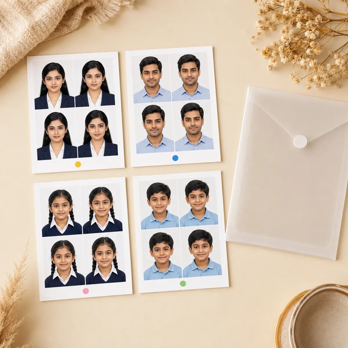 Family Passport Photo Printing Pack