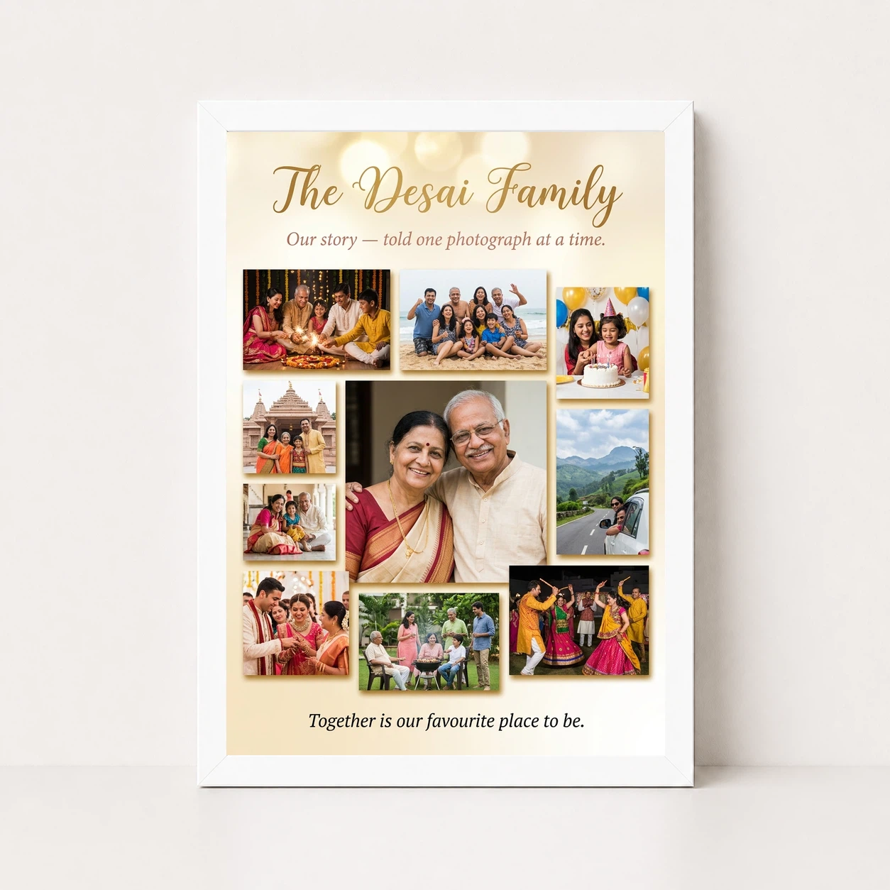 Family Photo Frame Collage Romantic Multi Photo Memories Photo Frame, view 5