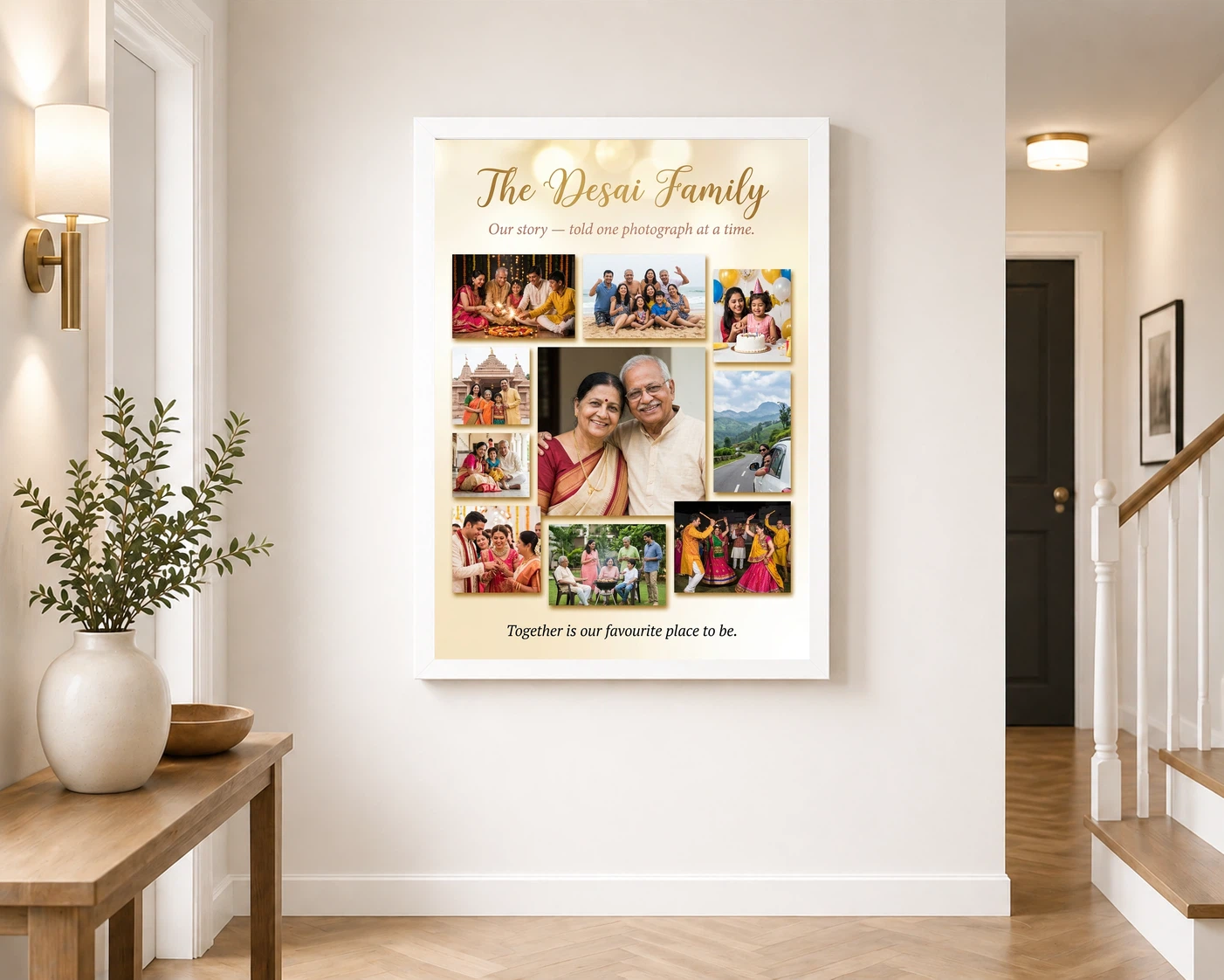 Family Photo Frame Collage Romantic Multi Photo Memories Photo Frame, view 6