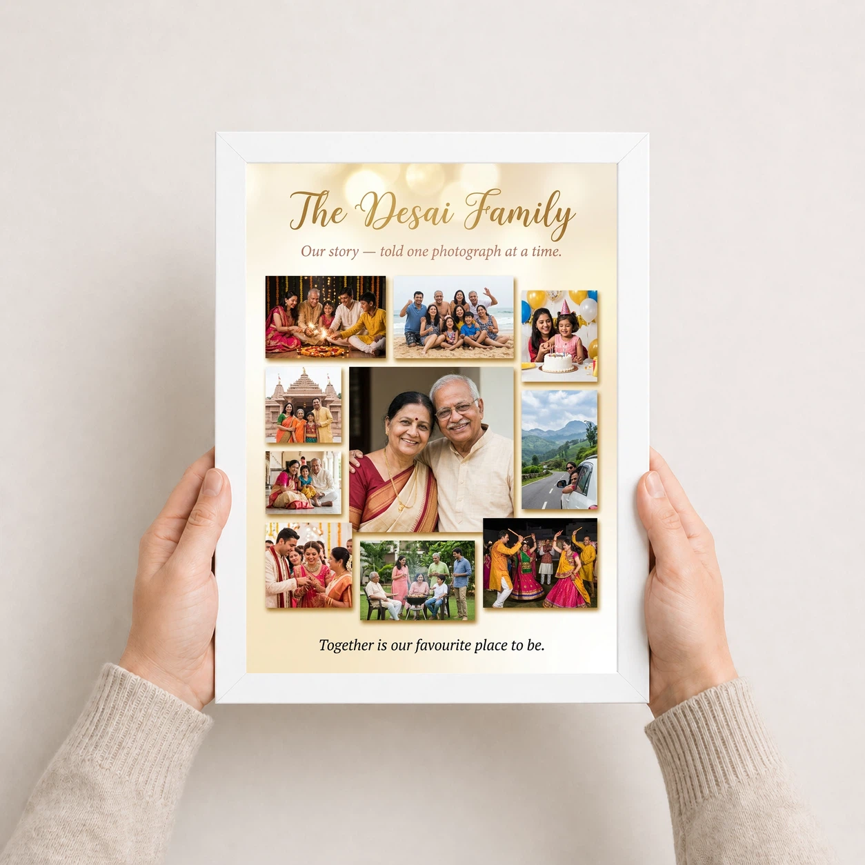 Family Photo Frame Collage Romantic Multi Photo Memories Photo Frame, view 7