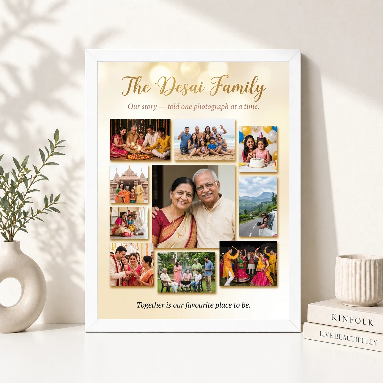 Family Photo Frame Collage Romantic Multi Photo Memories Photo Frame, view 8