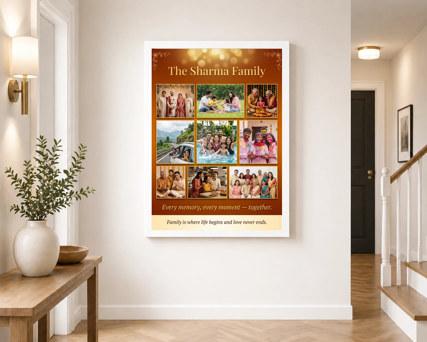 Family Photo Frame Collage Warm Memories Together Multi Photo Frame, view 6