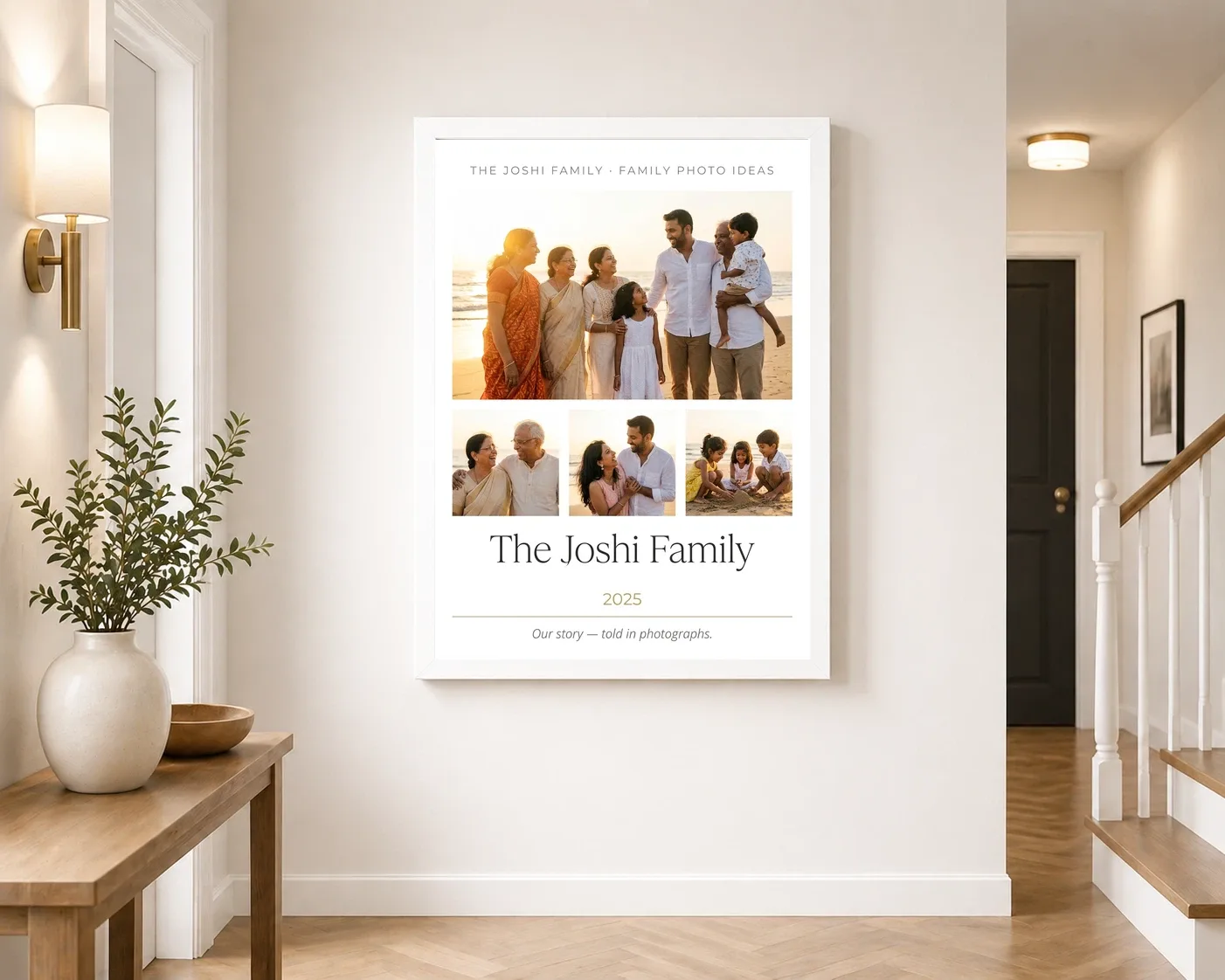 Family Photo Frame Ideas Modern Gallery Multi Photo Wall Photo Frame, view 6