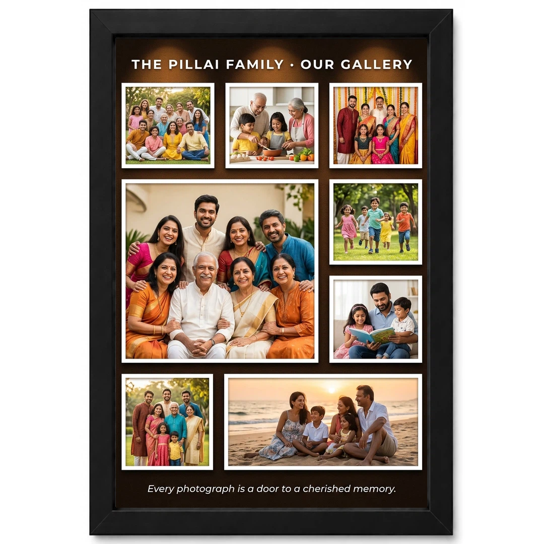 Family Picture Frames Modern Minimal Stylish Premium Photo Frame