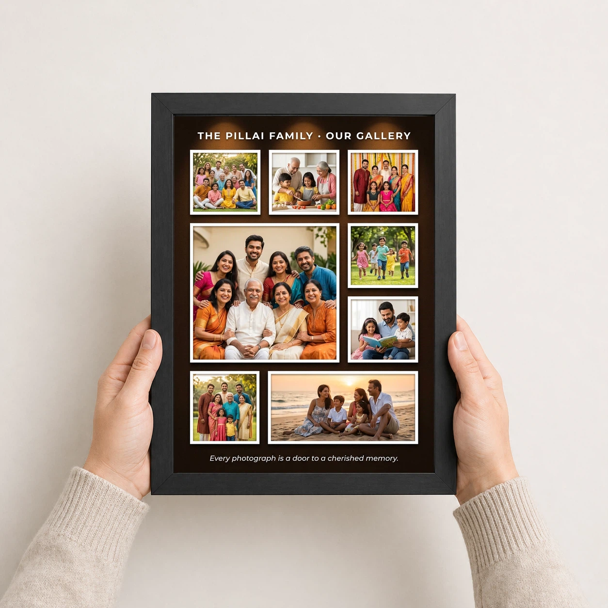 Family Picture Frames Modern Minimal Stylish Premium Photo Frame, view 3