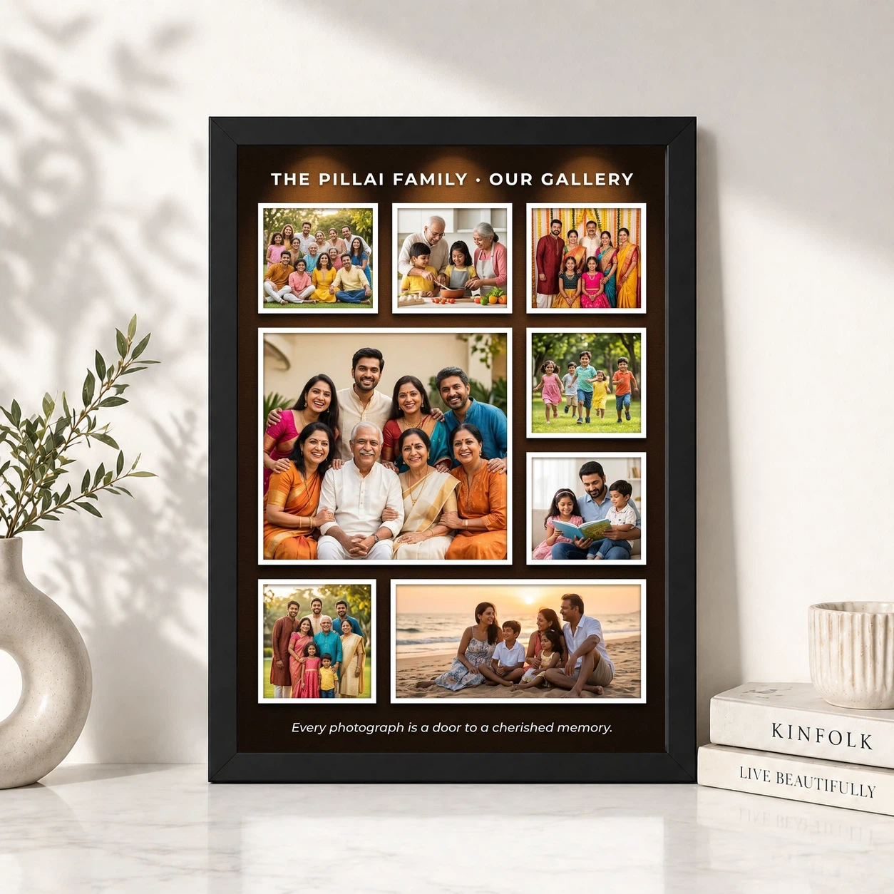 Family Picture Frames Modern Minimal Stylish Premium Photo Frame, view 4