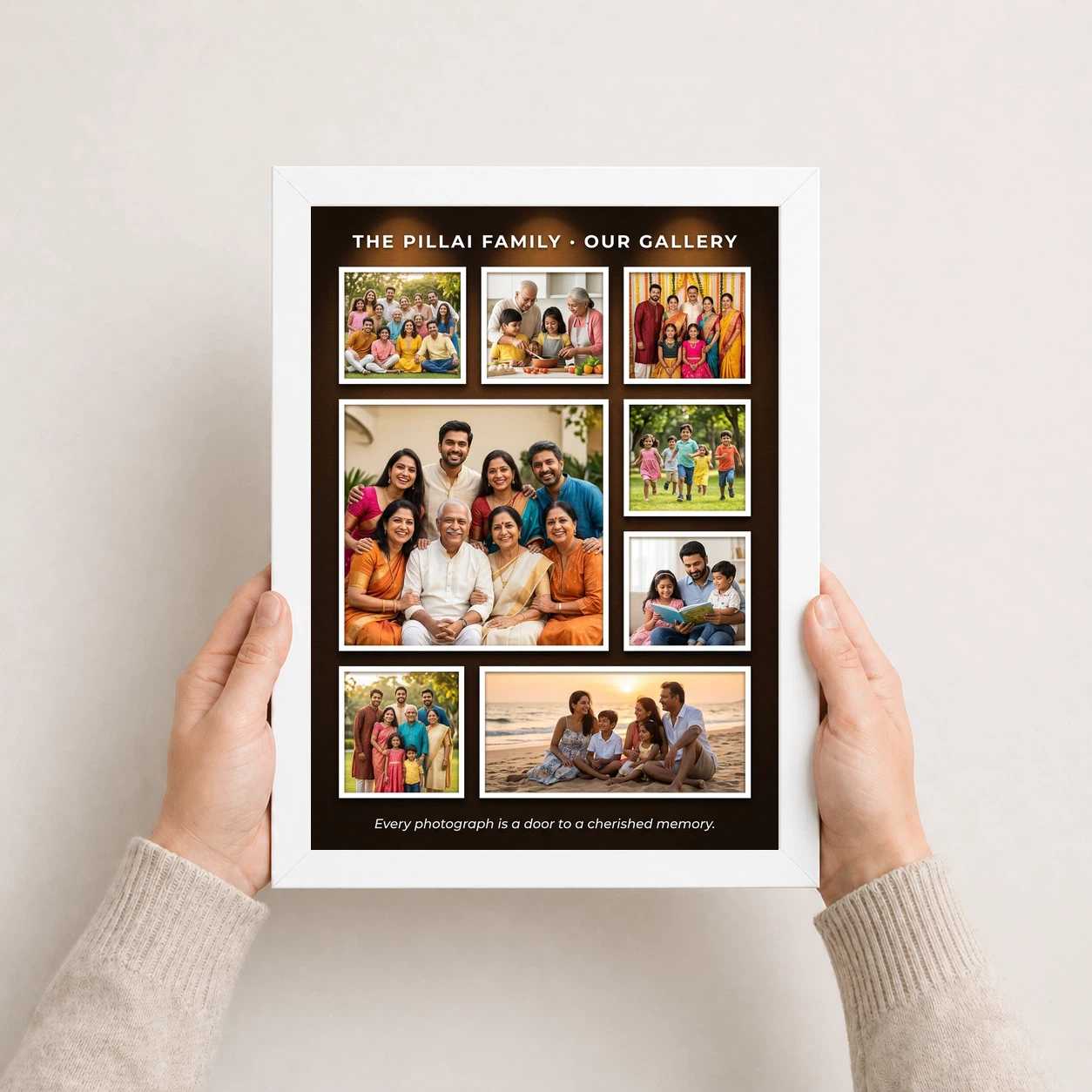 Family Picture Frames Modern Minimal Stylish Premium Photo Frame, view 7