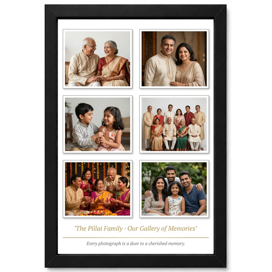Family Picture Frames Vibrant Colorful Happy Family Wall Photo Frame