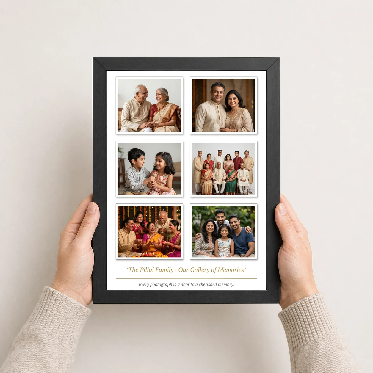 Family Picture Frames Vibrant Colorful Happy Family Wall Photo Frame, view 3