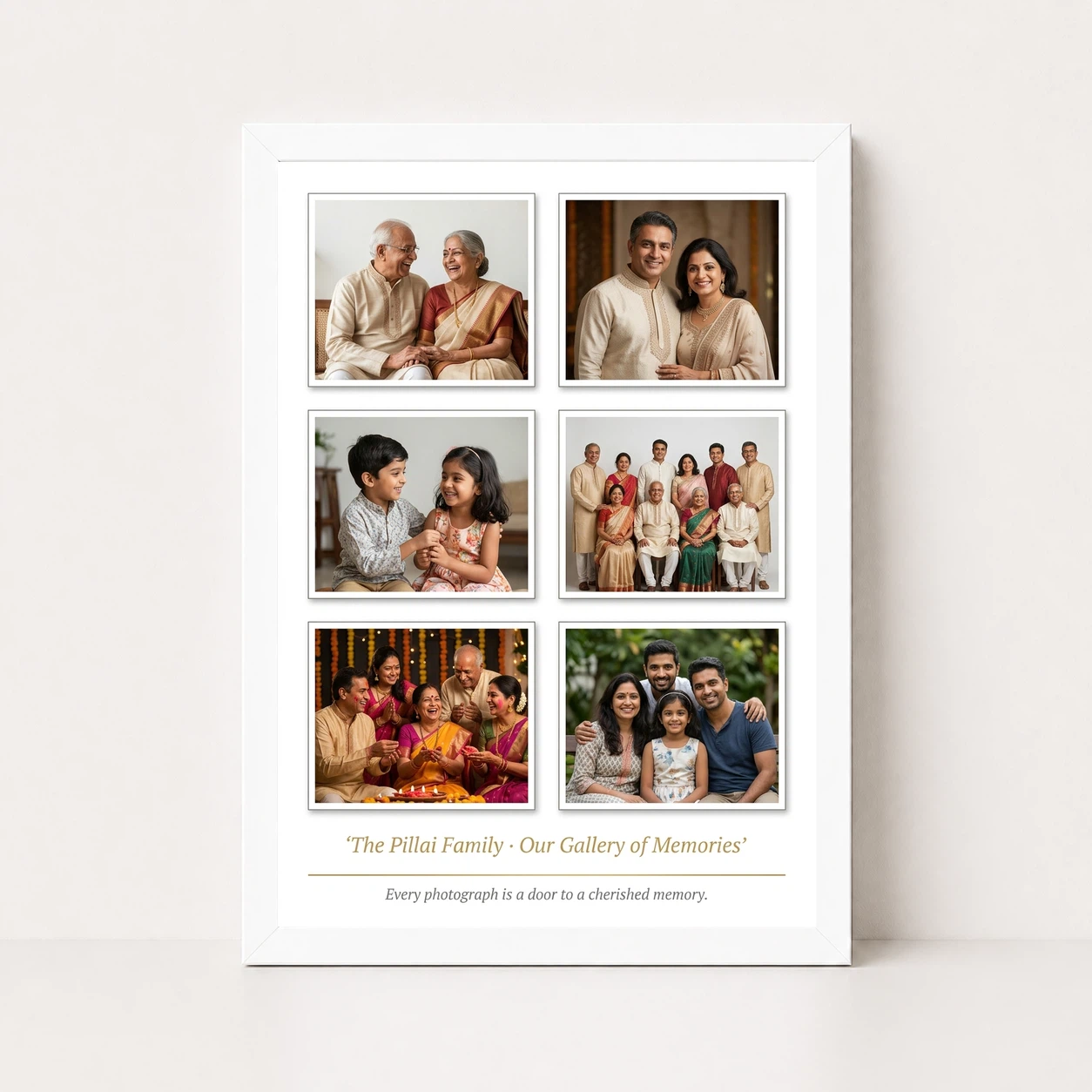 Family Picture Frames Vibrant Colorful Happy Family Wall Photo Frame, view 5