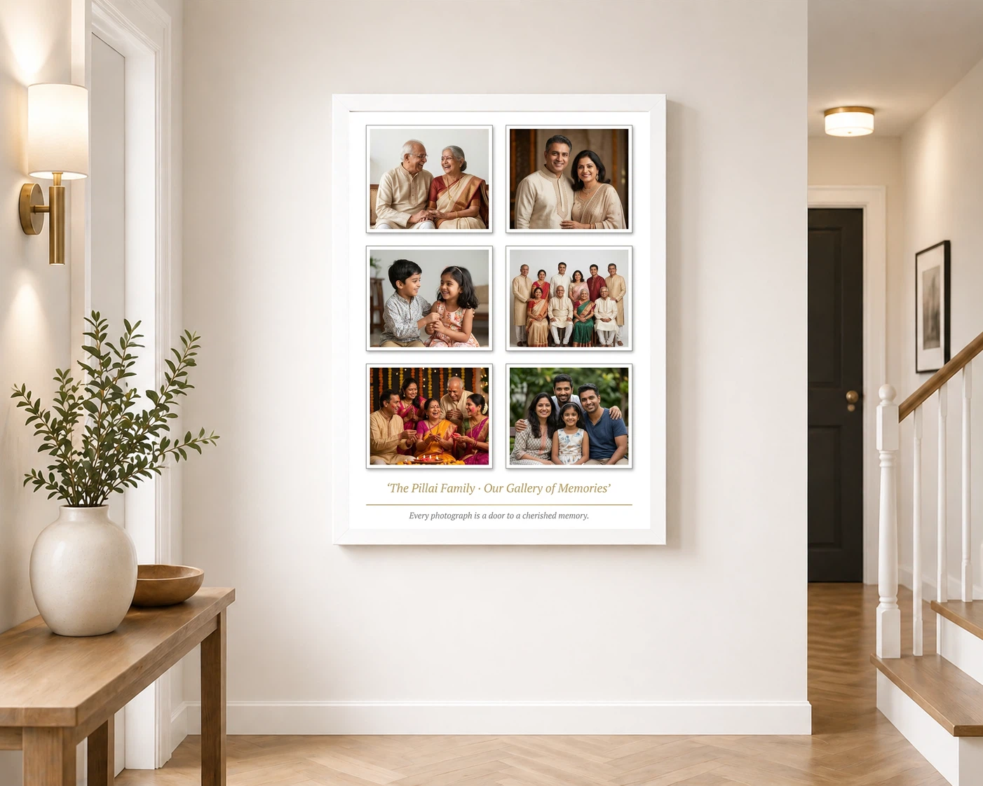 Family Picture Frames Vibrant Colorful Happy Family Wall Photo Frame, view 6