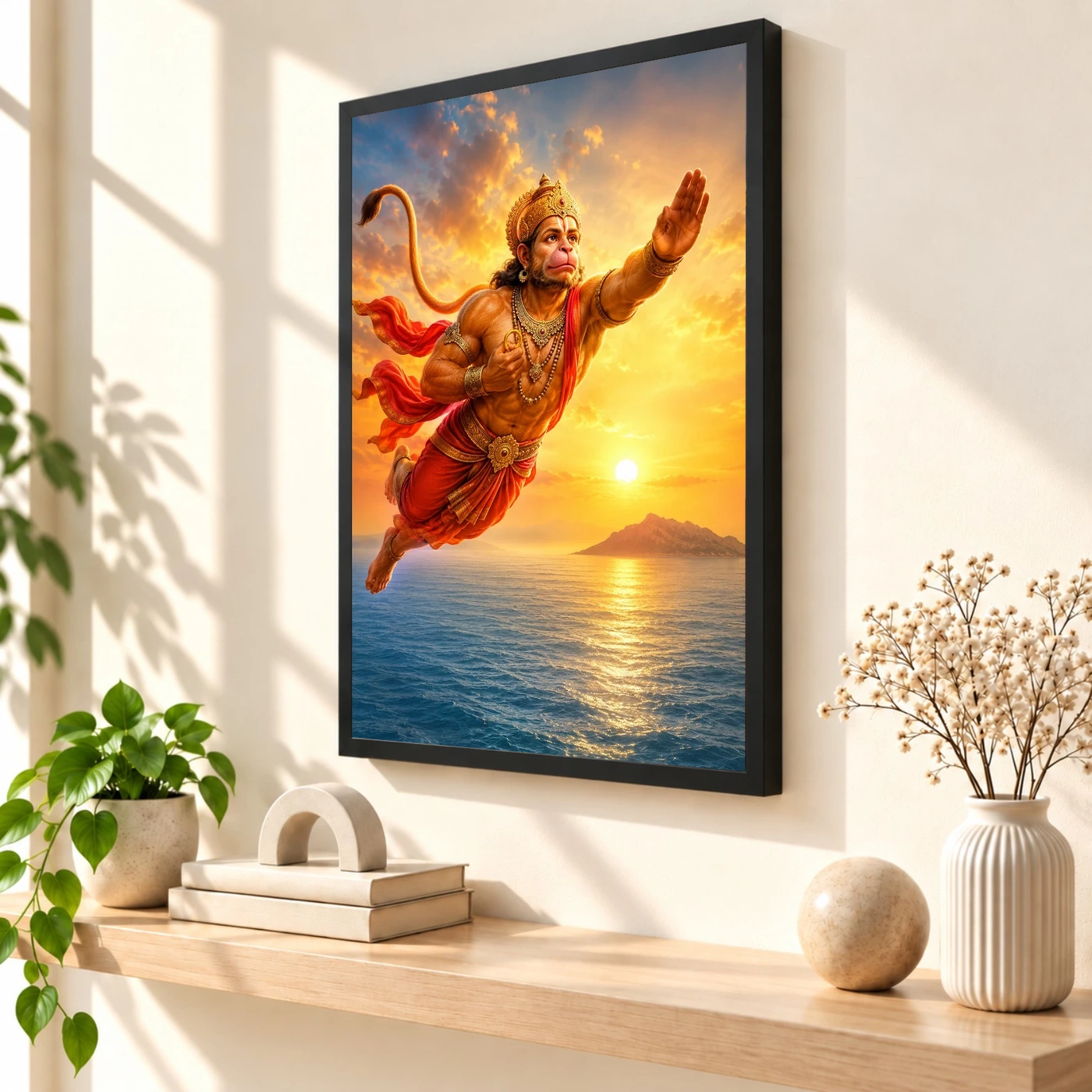 Flying Hanuman — Ocean Crossing Frame, view 2